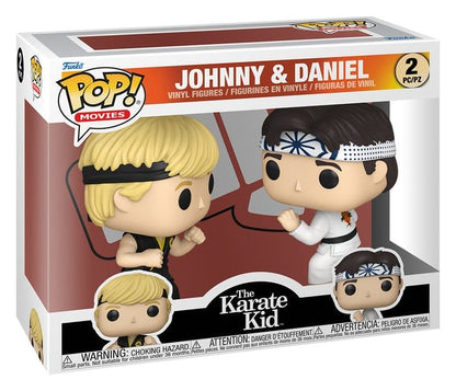 Karate Kid POP! Movies Vinyl Figuren 2er-Pack Johnny & Daniel 9 cm Image 2