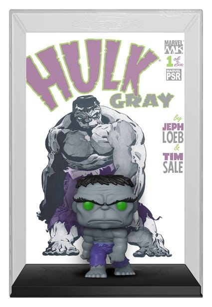 Marvel POP! Comic Covers Vinyl Figur Gray Hulk 9 cm Image 1