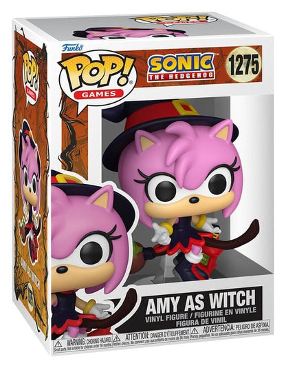 Sonic the Hedgehog POP! Games Vinyl Figur Amy on Broom 9 cm Image 2