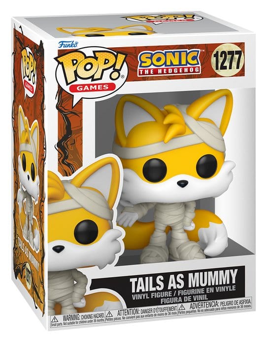 Sonic the Hedgehog POP! Games Vinyl Figur Mummy Tails 9 cm Image 2