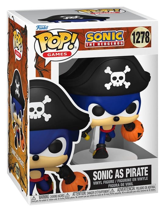 Sonic the Hedgehog POP! Games Vinyl Figur Pirate Sonic 9 cm Image 2