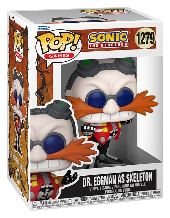 Sonic the Hedgehog POP! Games Vinyl Figur Skeleton Robotnik 9 cm Image 2