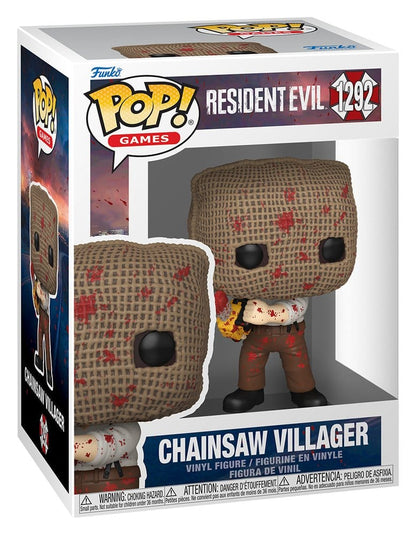 Resident Evil POP! Games Vinyl Figur Chainsaw Villager 9 cm Image 2