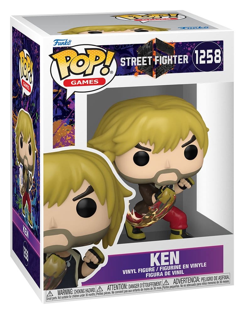 Street Fighter 6 POP! Games Vinyl Figur Ken 9 cm Image 2