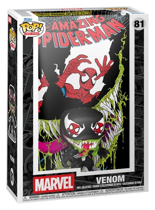 Marvel POP! Comic Covers Vinyl Figur Amazing Spider-Man #346 (Venom) 9 cm Image 2