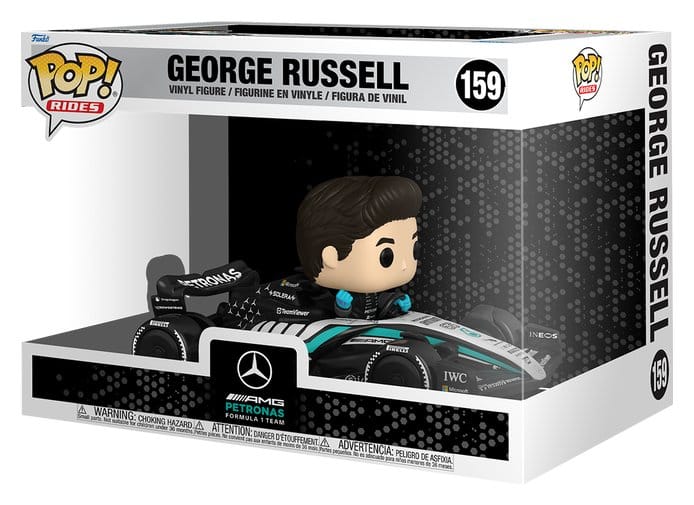Formel 1 POP! Rides Super Deluxe Vinyl Figur Mercedes Benz - George Russell 15 cm Image 2