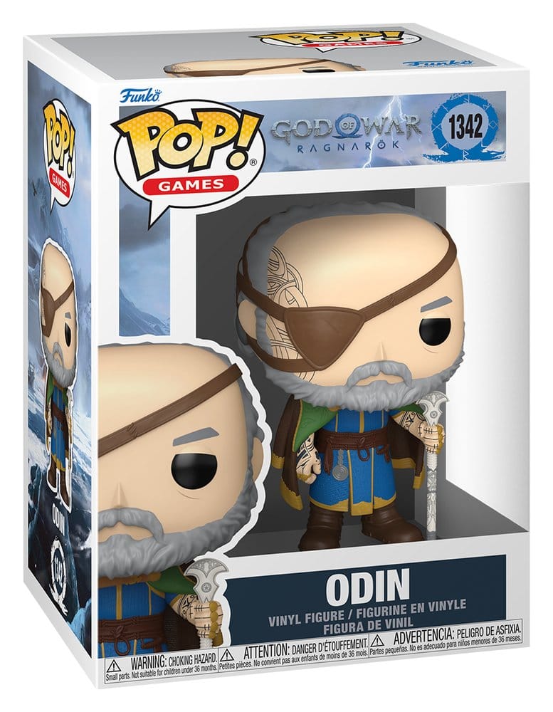 God of War Ragnarök POP! Games Vinyl Figur Odin 9 cm Image 2
