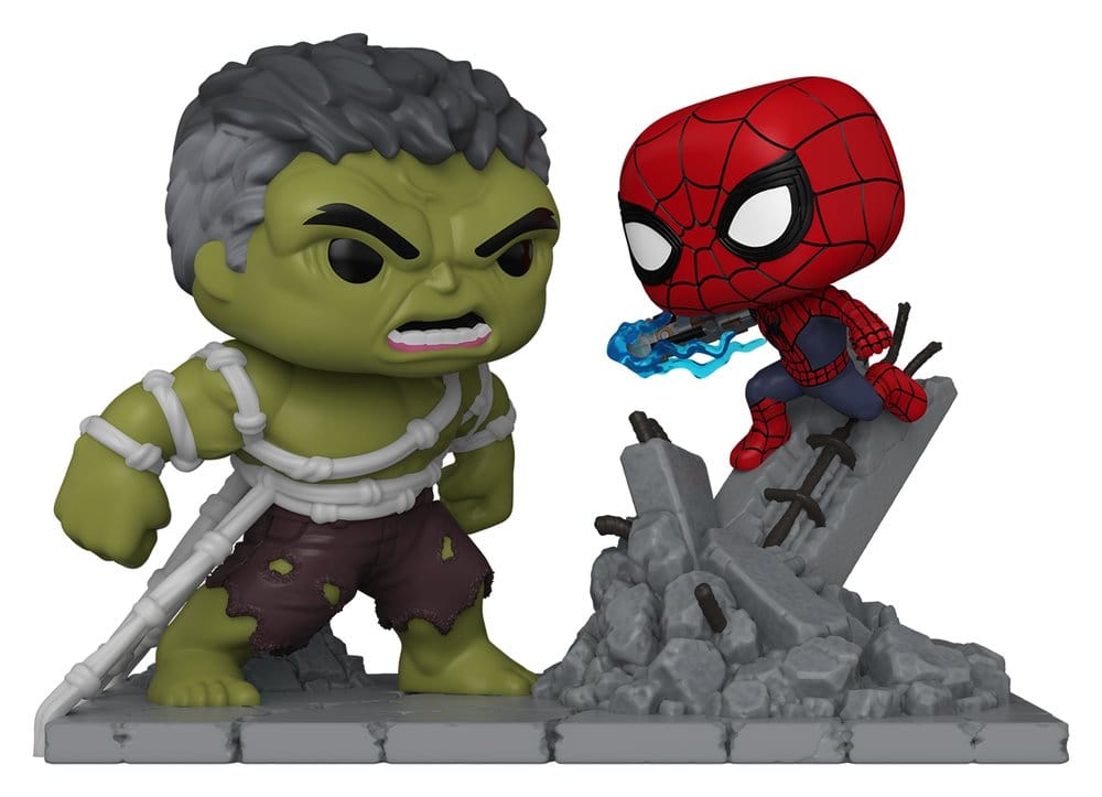 Marvel Diorama POP! Moment Spider-Man v Hulk Image