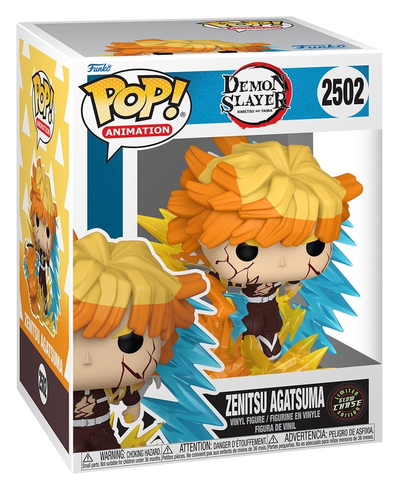 Demon Slayer: Kimetsu no Yaiba POP! Premium Vinyl Figur Zenitsu with Chase (Glow) 9 cm Sortiment (3) Image 2