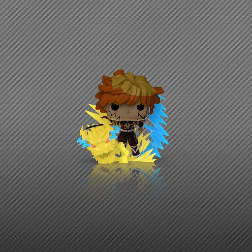 Demon Slayer: Kimetsu no Yaiba POP! Premium Vinyl Figur Zenitsu with Chase (Glow) 9 cm Sortiment (3) Image 3