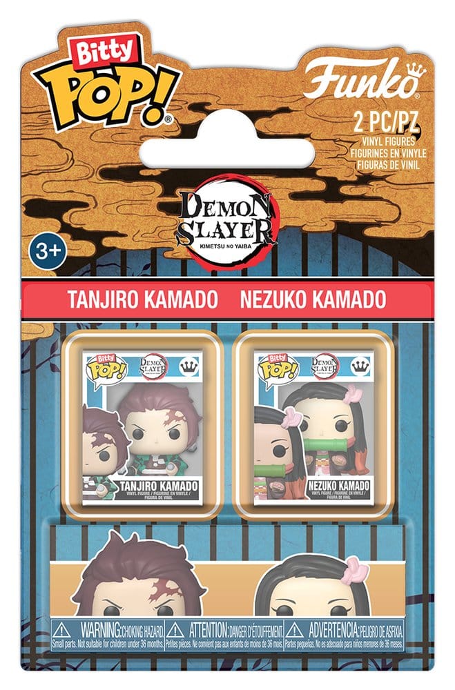 Demon Slayer: Kimetsu no Yaiba POP! Vinyl Figuren 2er-Pack Tanjiro & Nezuko 2 cm Image 1