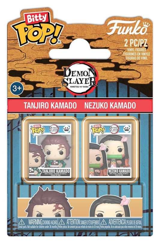 Demon Slayer: Kimetsu no Yaiba POP! Vinyl Figuren 2er-Pack Tanjiro & Nezuko 2 cm Image 1