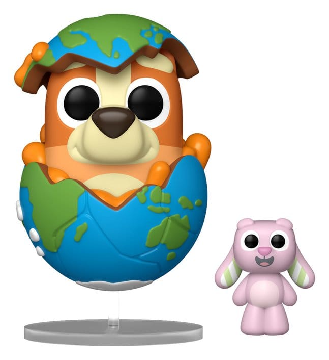 Bluey POP! & Buddy Vinyl Figur Sleepytime Bingo with Floppy Bunny 9 cm Image 1