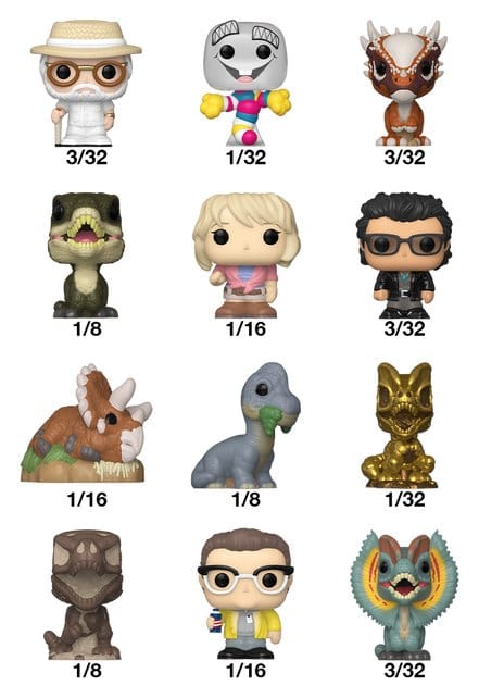 Jurassic Park Bitty POP! Vinyl Figuren 2 cm Display (32) Image 2