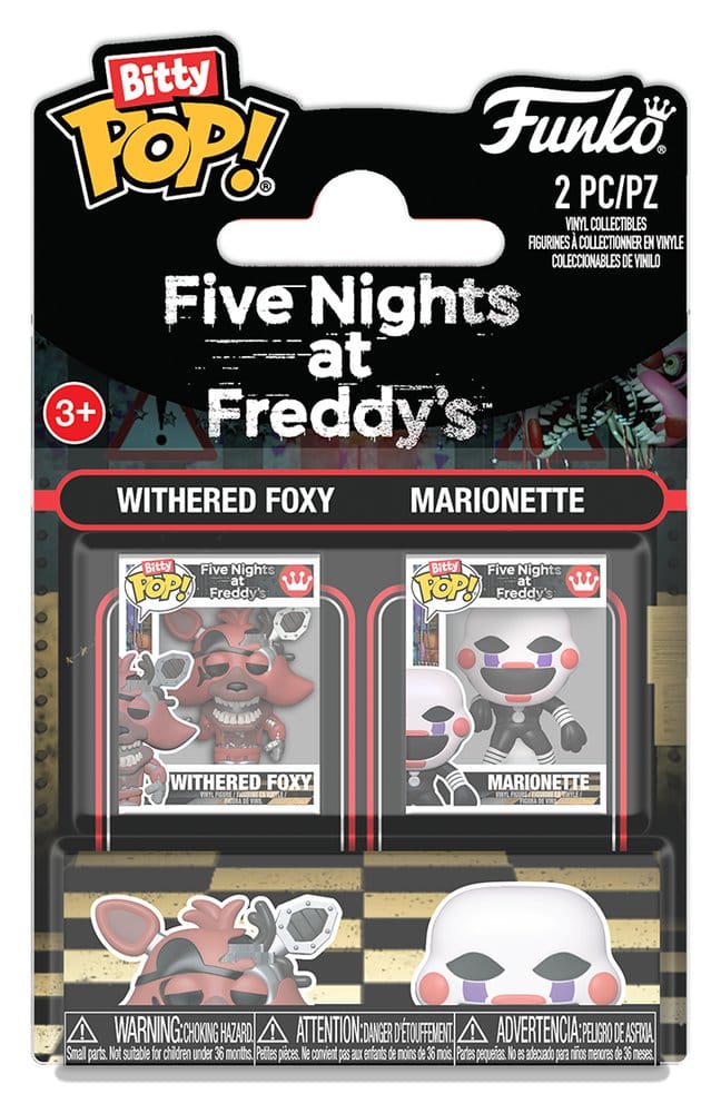 Five Nights at Freddy's Bitty POP! Vinyl Figuren 2er-Pack Withered Foxy & Marionette 2 cm Image 1