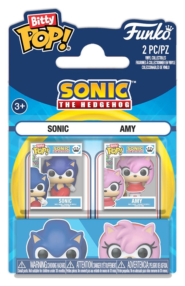 Sonic the Hedgehog Bitty POP! Vinyl Figuren 2er-Pack Sonic & Amy Rose 2 cm Image 1