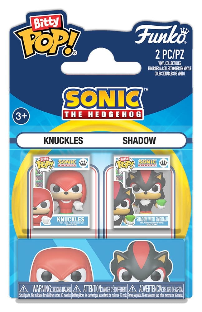 Sonic the Hedgehog Bitty POP! Vinyl Figuren 2er-Pack Knuckles & Shadow 2 cm Image 1