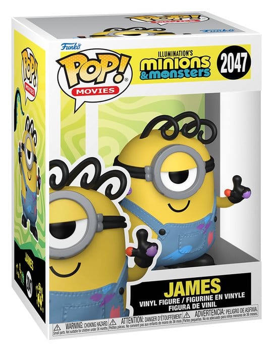 Minions 3 POP! Rocks Vinyl Figur James 9 cm Image 2