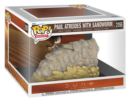 Dune: Part Three POP! Moment Vinyl Figuren Paul Atreides with Sandworm 9 cm Image 2