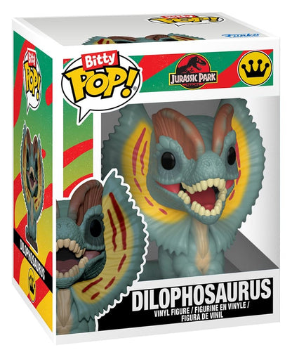 Jurassic Park Bitty POP! Vinyl Figuren 2er-Pack Tyrannosaurus Fossil & Dilophosaurus 2 cm Image 4