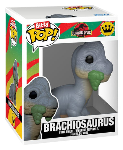 Jurassic Park Bitty POP! Vinyl Figuren 2er-Pack Velociraptor & Brachiosaurus 2 cm Image 2