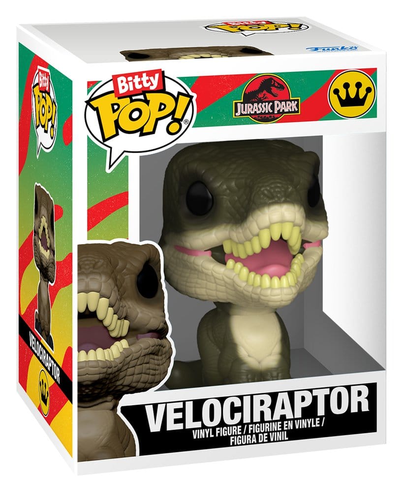 Jurassic Park Bitty POP! Vinyl Figuren 2er-Pack Velociraptor & Brachiosaurus 2 cm Image 4