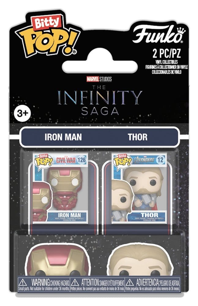 Marvel IS Bitty POP! Vinyl Figuren 2er-Pack IM & Thor 2 cm Image