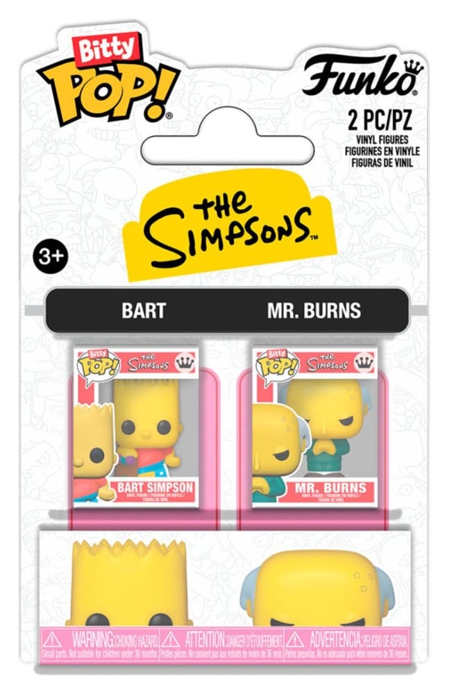 Simpsons Bitty POP! Vinyl Figuren 2er-Pack B & Mr. B 2 cm Image