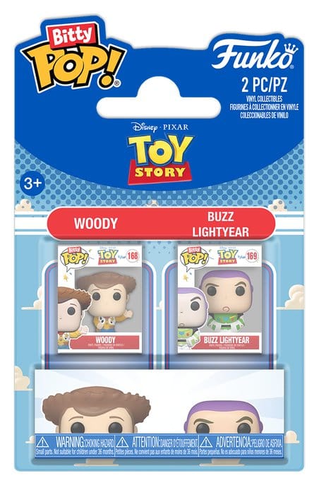 Toy Story POP! Vinyl Figuren 2er-Pack Woody & Buzz Lightyear 2 cm Image 1
