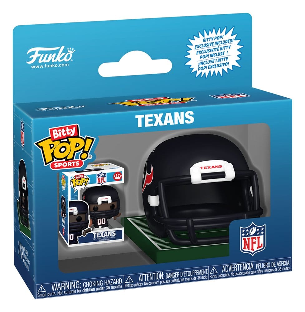 NFL Bitty POP! Helmets Vinyl Figuren AFC Series 1 Sortiment (12) Image 23