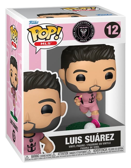 EFL POP! MLS Vinyl Figur Inter Miami CF - Luis Suarez (Pink) 9 cm Image 2