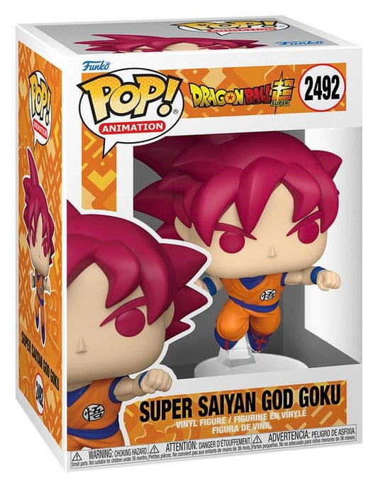 Dragon Ball Super POP! Animation Vinyl Figur Goku (Red) 9 cm Image 2