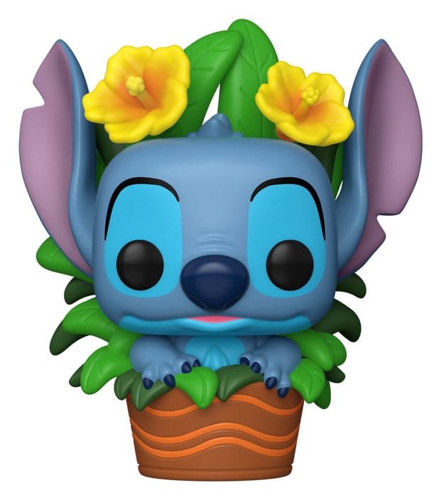 Lilo & Stitch POP! Premium Vinyl Figur Stitch (Plants) 9 cm Image 1