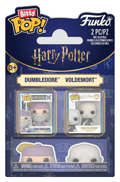 Harry Potter Bitty POP! Vinyl Figuren 2er-Pack Dumbledore/Voldemort 2 cm Image 1