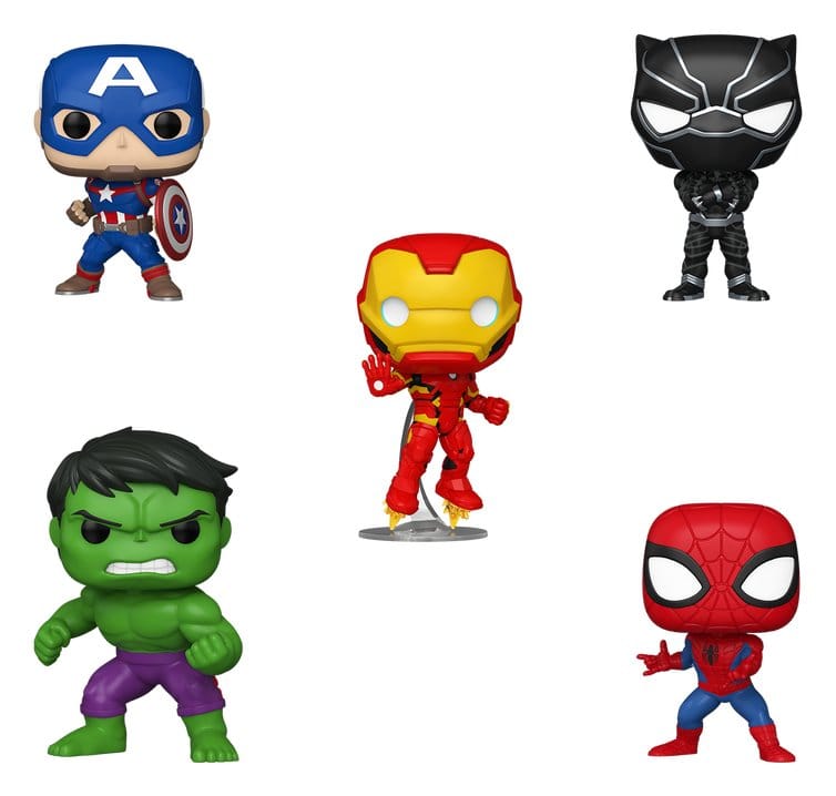 Marvel POP! Vinyl Figuren 5er-Pack Black Friday Bundle 9 cm Image 1