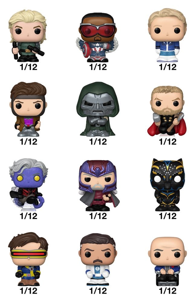 Avengers: Doomsday Bitty POP! Single Vinyl Figuren Display (24) PDQ 2,5 cm Image 2