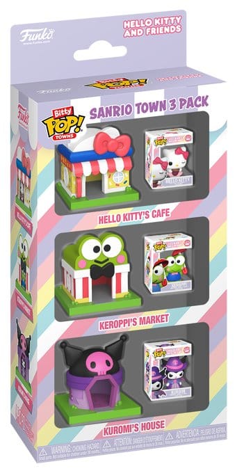 Sanrio Bitty POP! Towns Vinyl Figuren 3er-Pack SanrioTown Image 1