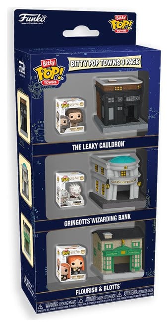 Harry Potter Bitty POP! Towns Vinyl Figuren 3er-Pack Diagon Alley Image 1
