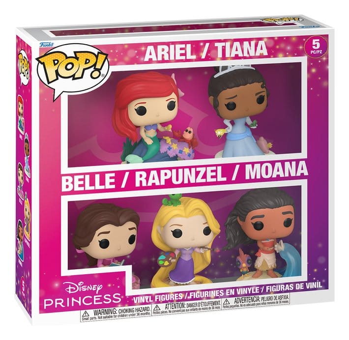 Disney POP! Animation Vinyl Figuren 5er-Pack Black Friday Disney Princess 9 cm Image 2