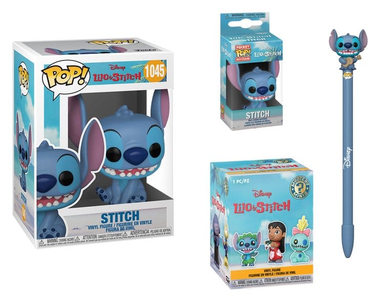 Lilo & Stitch POP! Vinyl Figuren 4er-Pack Stitch Black Friday Bundle 9 cm Image 1