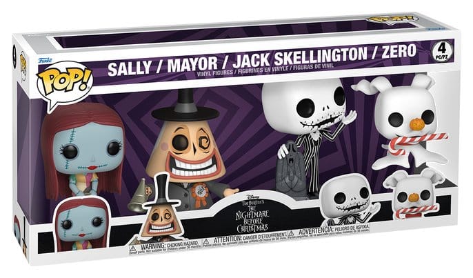 Nightmare Before Christmas POP! Disney Vinyl Figuren 4-Pack Black Friday Bundle 9 cm Image 2