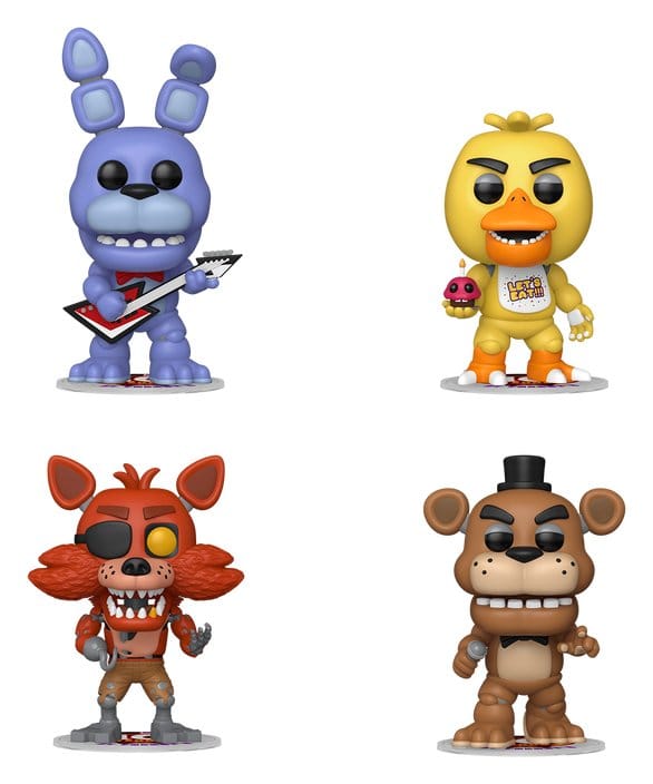 Five Nights at Freddy's POP! Vinyl Figuren 4-Pack Black Friday Bundle 9 cm Image 1