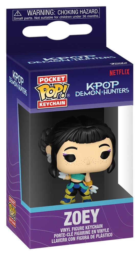 KPop Demon Hunters POP! Vinyl Schlüsselanhänger 4 cm Zoey Display (12) Image 2