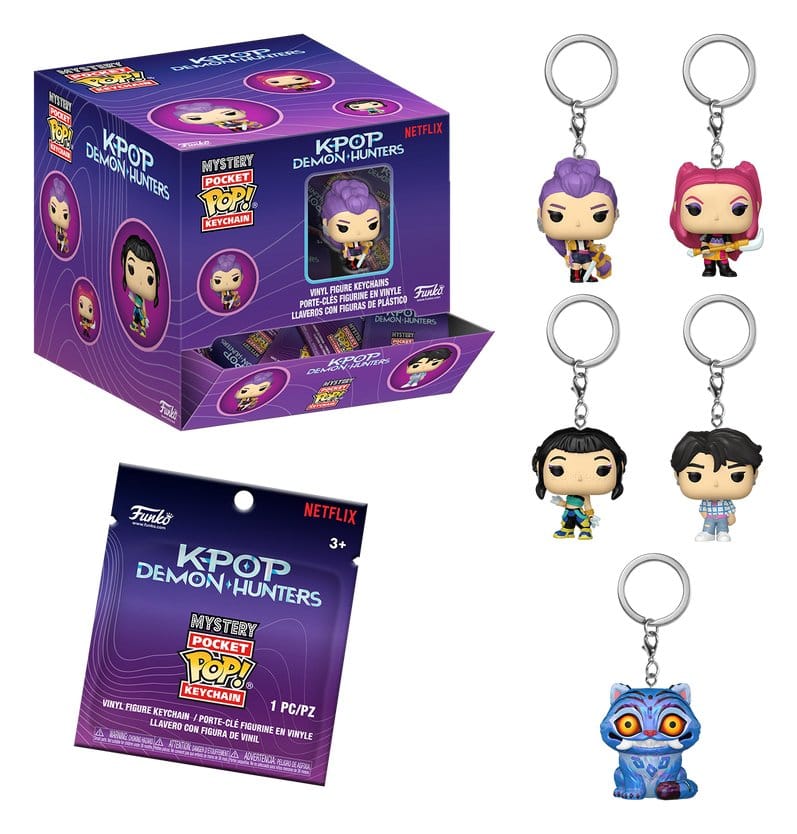 KPOP Demon Hunters POP! Schlüsselanhänger Blind Box PDQ Display (12) Image 2