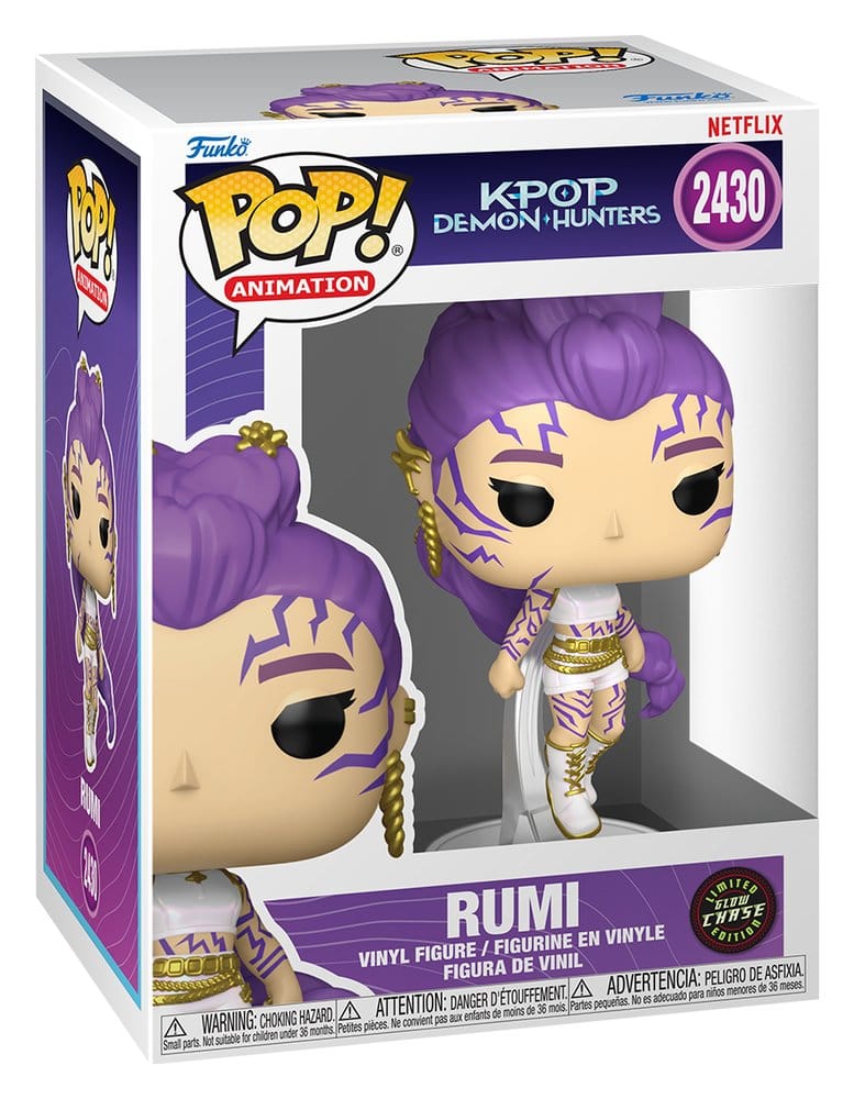 KPop Demon Hunters POP! Animation Vinyl Figuren Rumi with Chase (Glow) 9 cm Sortiment (6) Image 4