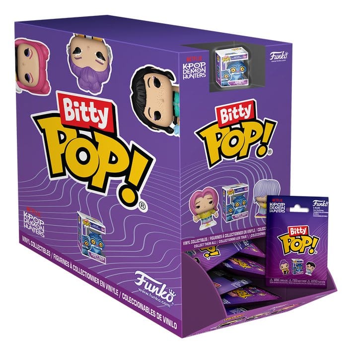 KPop Demon Hunters Bitty POP! Single Vinyl Figuren Display (24) PDQ 2,5 cm Image 1
