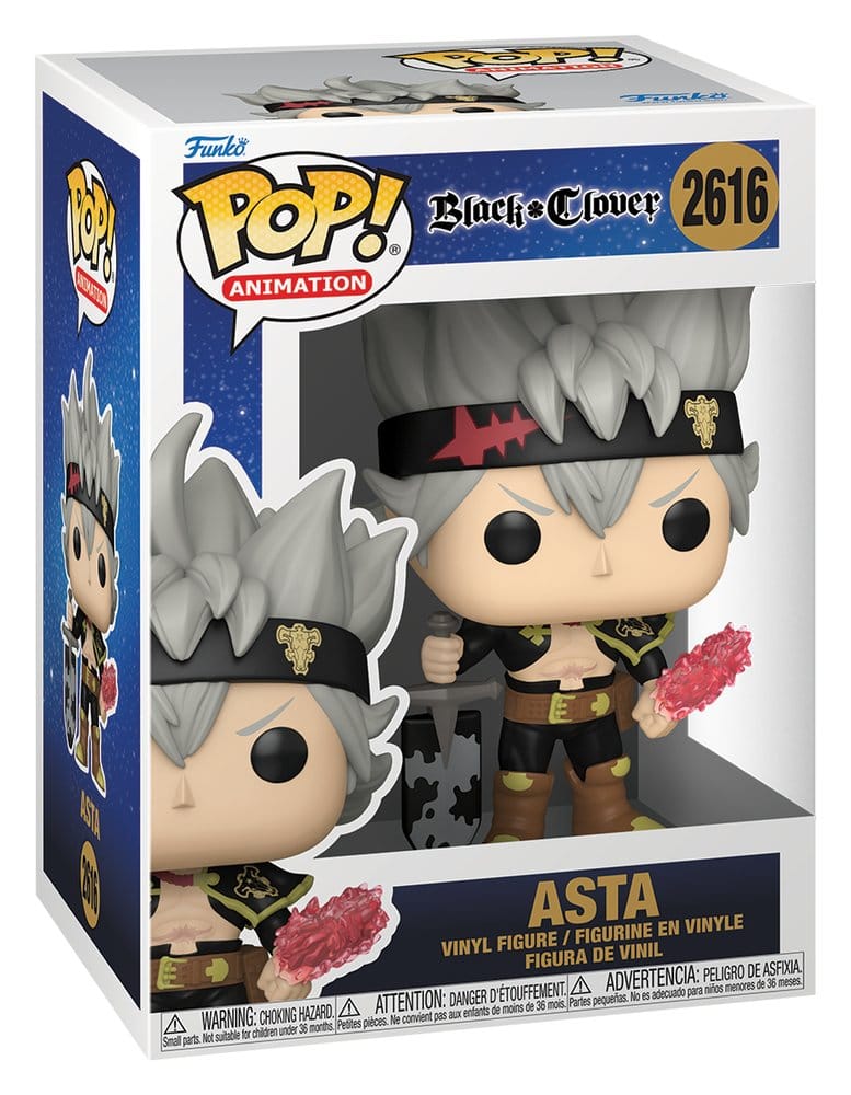Black Clover POP! Animation Vinyl Figur Asta 9 cm Image 2