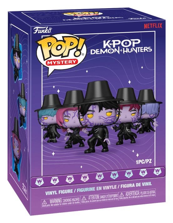 KPop Demon Hunters POP! Mystery Vinyl Figuren 6pcPDQBox 9 cm Blind Box Sortiment (6) Image 1