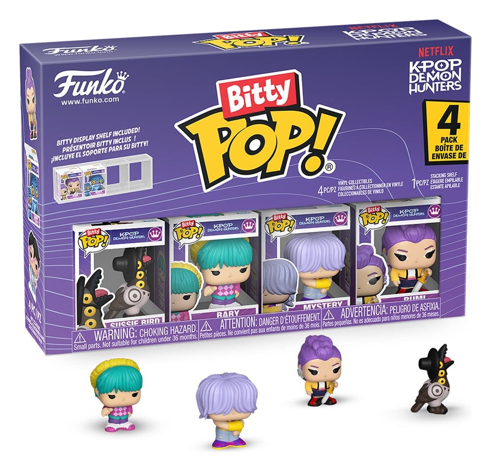Netflix Bitty POP! Mini Figuren 4er-Pack Rumi 2 cm Image 1