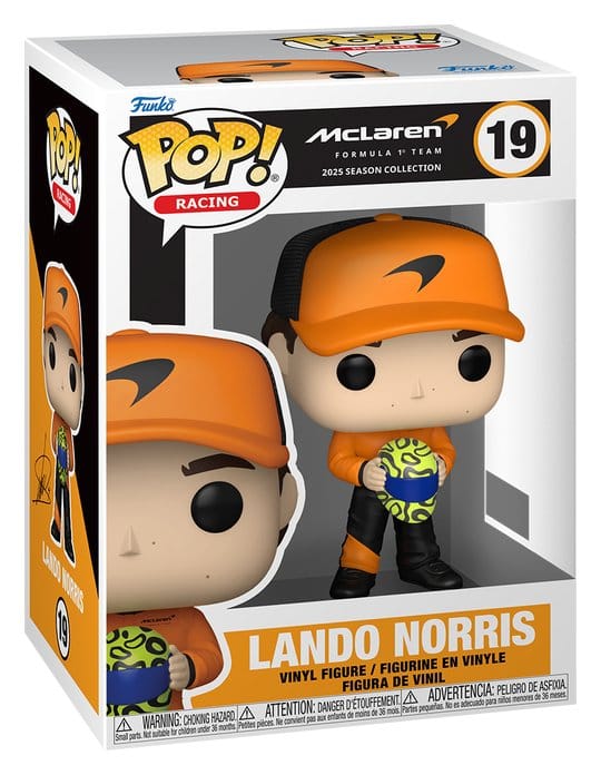 Formular 1 POP! Racing Vinyl Figur McLaren- Lando Norris 9 cm Image 2